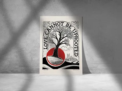 Nashville Tornado Relief Benefit Poster benefit design graphic design illustration love nashville poster print tornado tree