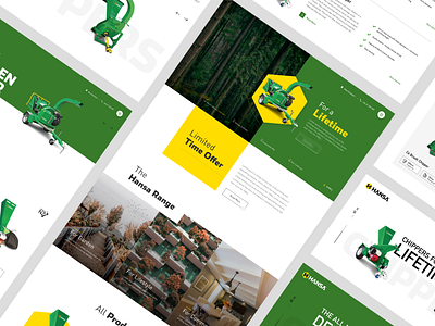 Marketing Website design ui ux