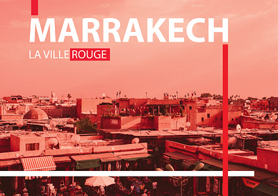 Marrakech Catalogue Cover catalogue design cover design graphic design photoshop typography