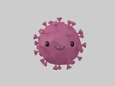 Baby Rona cinema 4d coronavirus