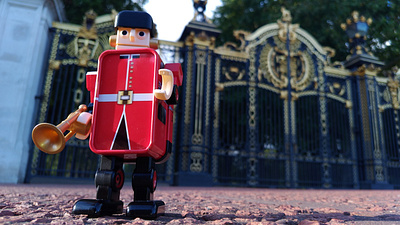 UK TinBot branding culture design designer toys illustration retro robot tinbot toy