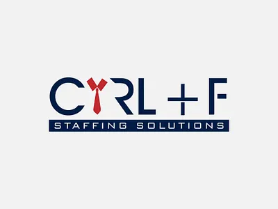 Ctrl F Staffing Solutions brandidentity creativelogo ctrl fiverr fiverrgigs freelancer illustration logo logodesigner logoexcellent people logo solutions staffing text textbadge textlogo typography upwork