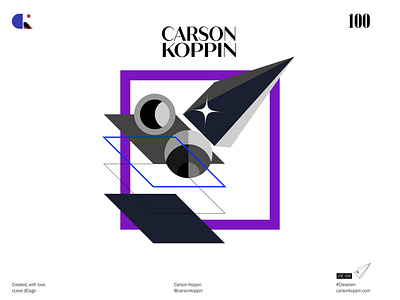 CARSON KOPPIN 01 abstract branding cleveism contrast daily post daily postage daily poster dailyposter design flat graphic graphic design graphicdesign illustration monochrome simple simple design simple logo simplicity simplistic