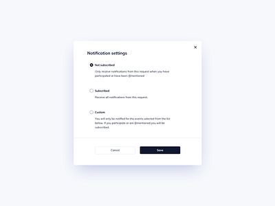 Notification Settings UI Design daily ui dailyui design system flow ui ildiesign modal modal ui notifications settings settings ui ui ui design ui design daily ui kit ui kit design ui pattern ui practice ux ux design