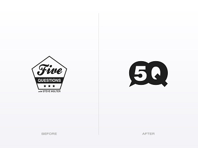 5Q branding logo logotype podcast typogaphy