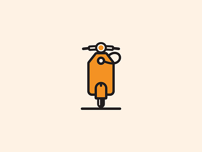 Scooter Store Logo bike design engine garage logo logo design logos motorcycle motorcycle art scooter store transportation vespa wheel