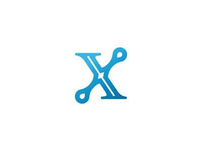 X Data Logo chain chains corporate data design internet lettering link logo logo design logos network networking software symbol symbols tech