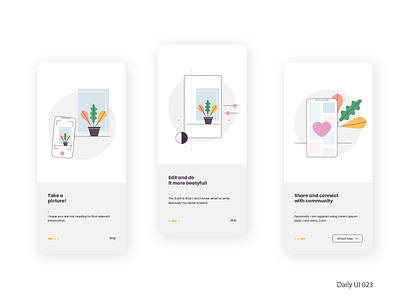 Daily UI #023 - Onboarding 023 23 adobexd dailyui23 dailyuichallenge design edit onboarding picture splash ui userinterface