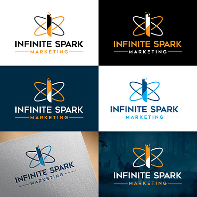 Infinite Spark logo architecture architecturelogo billinglogo branding businesslogo cloud data group logo companylogo constructionslogo infinite spark logo logo management