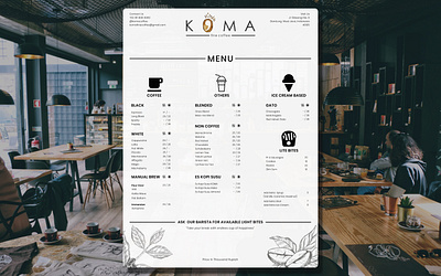 Coffee shop Menu Design branding coffee coffee shop coffeeshop dailyui food illustration logo menu menu bar menu design ui ui ux ui design ui designer uidaily uidesign uidesigner uiux user interface