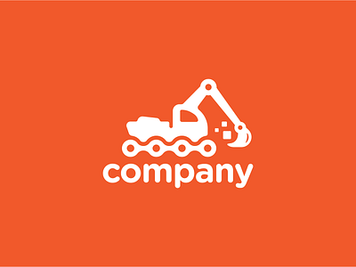 Bit Mining Logo auto automotive bitcoin bitcoin bots bitcoin services car data design dig digger excavate industrial industry internet logo logo design mining software