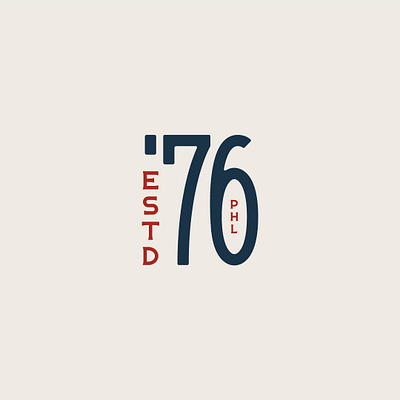 1776 branding design logo typography vector