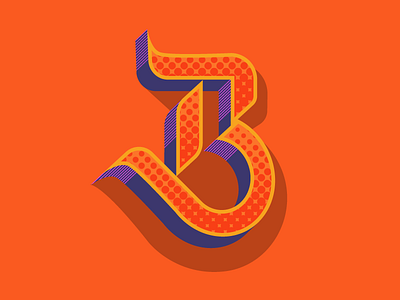 Personal Project B 3/10 branding design graphicdesign illustrator lettering letters logo typography vector