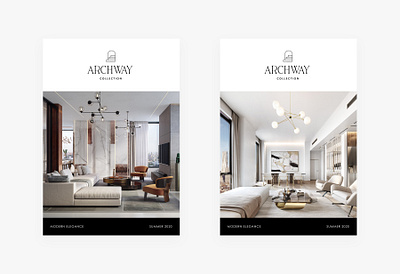 Archway Collection Catalog architecture branding catalog interior luxury modern modern logo