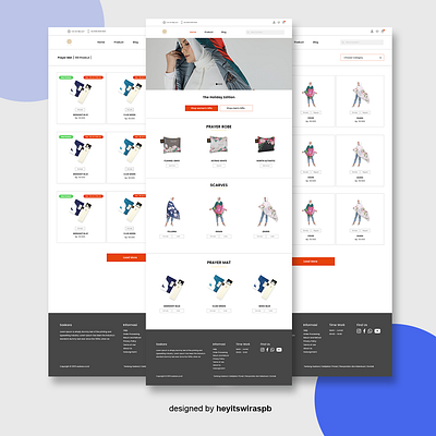 #Project: Online Store Saskara eccomerce ui webdesign