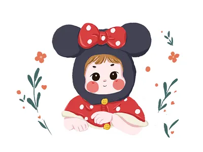 今日份小可爱 design design draw illustration illustration art banner design illustration design typography ui