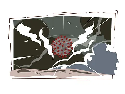 Covid-19 | Common enemy breathe city corona coronavirus covid 19 covid19 doctors energy hospital landscape minimal modernillustratiin patients sharelove vector virus weapon