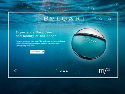 Bvlgari Landing page canada fragrance landing page toronto xd