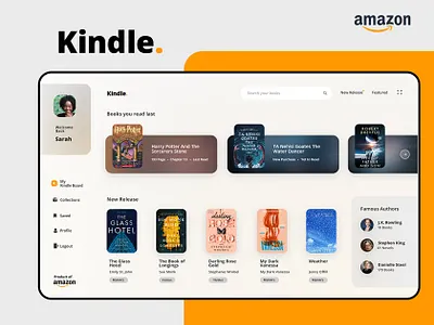 Amazon Kindle Refreshed Look branding design illustration mobile app mobile app design ui uidesign uxdesign vector