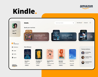 Amazon Kindle Refreshed Look branding design illustration mobile app mobile app design ui uidesign uxdesign vector