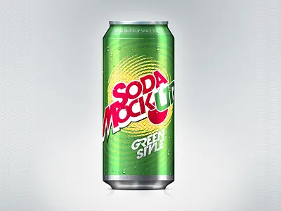 Free Soda Can Mockup PSD design free mockup freebie freebies mock up mockup mockup design mockup psd mockups psd mockup psd mockups