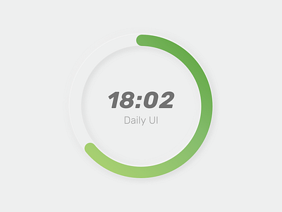 Daily UI: #014 — Countdown Timer 2020 2020 trend countdowntimer dailyui dropshadow neomorphism neumorphic skeumorphic trend