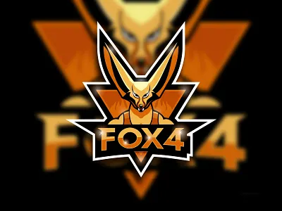Fox 4 Sports Logo Design basketball logo branding design elkrees elkreesdesign esports logo fennec fox fox illustration fox logo gaming logo logo logo design logodesign orange logo sports branding sports logo vector
