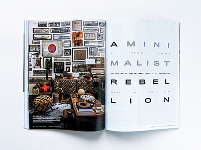 A Minimalist Rebellion design layout layoutdesign magazine oklahoma publication typography