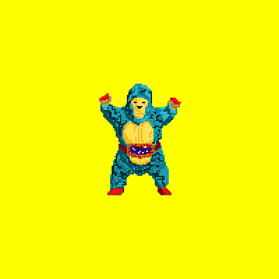 salchipulpo kemonito blue demon consejomundialdeluchalibre kemonito lucha libre luchador luchadores mexico mexico city monito monkey pixel pixel art pixels santo wrestlers wrestling