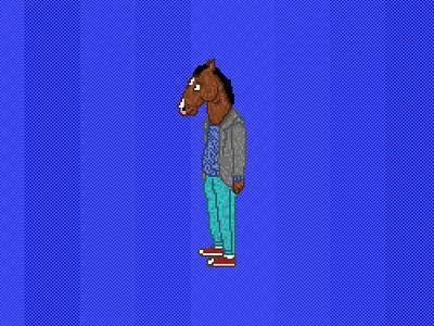 salchipulpo bojack horseman bojack horseman horse netflix pixel pixelart pixels tv show