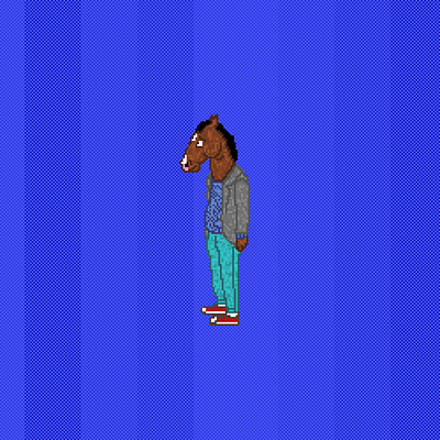 salchipulpo bojack horseman bojack horseman horse netflix pixel pixelart pixels tv show