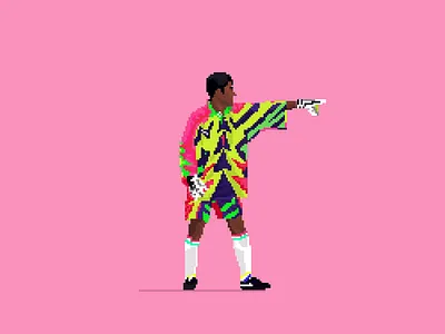 salchipulpo jorge Campos acapulpo brodi brody campos jorge jorgecampos mexican mexican soccer team nike pixel pixelart soccer uniform