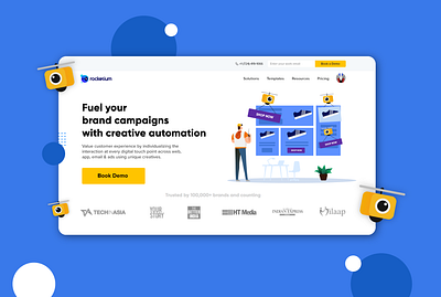 Landing page Hero Image graphicdesign hero image illustration vector illustration webdesign website design