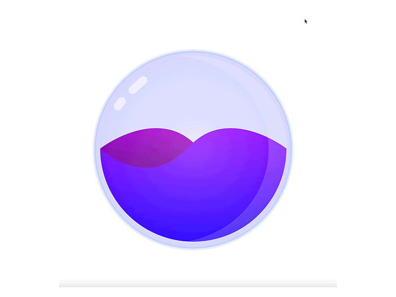 Loading Bubble adobe xd animation design motion design ux ui