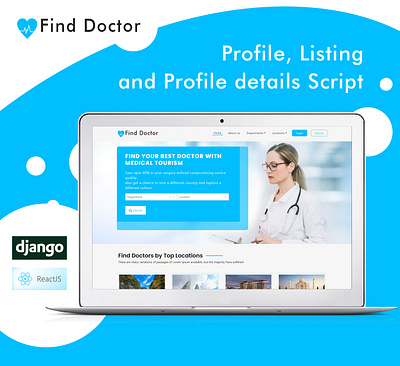 Find Doctor - Web Application app development company doctor app web web app webdesign