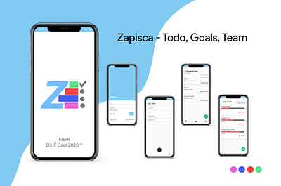 Zapisca branding design management app mobile mobile app modern ui ux