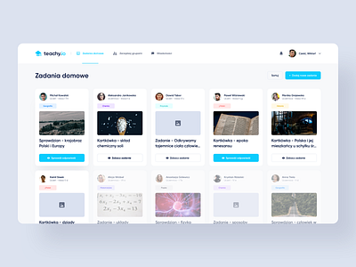 teachy.io - teaching simplified app application clean design e learning homework interface learning minimalist platform simple sketch students teachers ui uidesign uiux ux uxdesign web