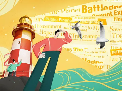 Lighthouse 2d art art design drawing illustration lighthouse marketing photoshop seo