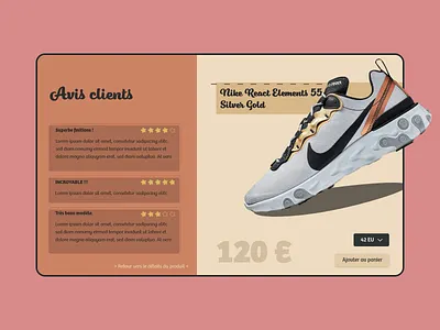 Daily UI Challenge 039 — Testimonials adobexd clean daily 100 challenge daily ui daily ui 039 dailyui ecommerce minimal nike nike shoes reviews testimonials uidesign webdesign