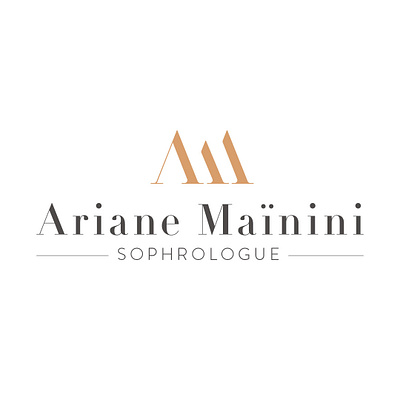 Logo Ariane Mainini design logo typography