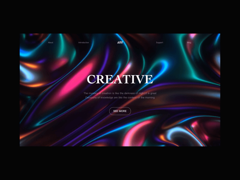 Fluid Design 3d abstract aep animation c4d color gradient liquid liquid motion motion octane typography ui web