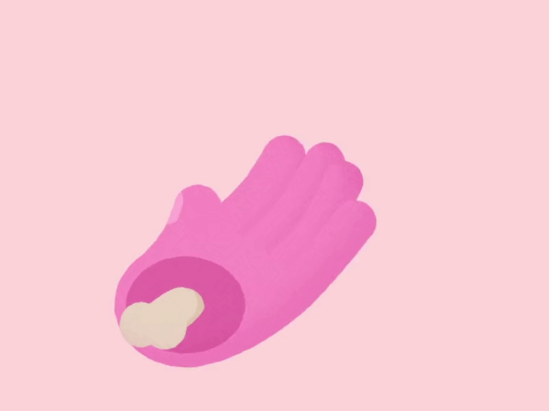 Hiya! Need a Hand? 2d 3d after effects after effects animation animation finger movement fingers fist hand hand movement illustration pink texture thumb