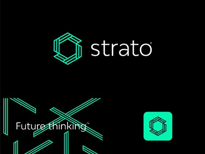 Strato® app brand brand design branding freelance geometric hexagon logo logo designer logodesign s software symbol tech typography vector visual identity