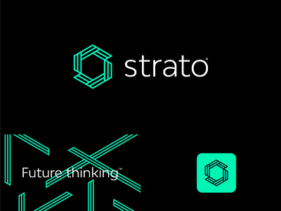 Strato® app brand brand design branding freelance geometric hexagon logo logo designer logodesign s software symbol tech typography vector visual identity