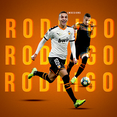 Rodrigo Moreno - Valencia CF design fifa fifa 20 football football club football design football edit footballer gfx illustration la liga lionel messi photoshop poster rodrigo rodrigo moreno soccer edit valencia valencia cf wallpaper