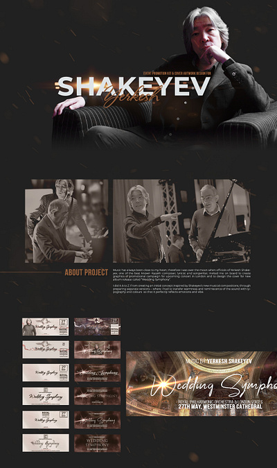 Yerkesh Shakeyev - Event Promotion & Social Media Kit composer design identity kit lyricist musician promotion