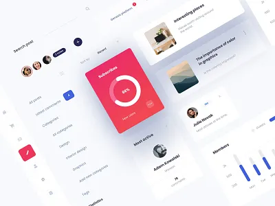 Blog Ui Dashboard dashboard design minimalist mobile ui ui ux ui design uiux ux web web design webdesign website