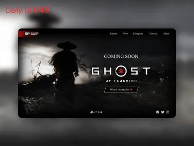 Daily Ui 048 - Coming Soon 048 coming soon coming soon page daily ui daily100challenge dailyui dark design desktop dribbble invite game gaming invite japanese photoshop playstation 4 ui ui design uidesign ux