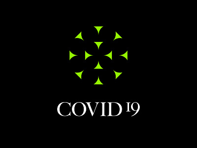 Coronavirus (COVID-19) Logo & Brand Id branding design label logo logo mark logodesign logotype