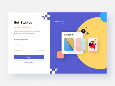 Login Screen Challenges course design figma landing page login ui ui ux uiux ux web web design